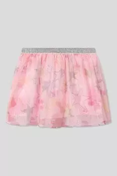 Юбка из сетки на эластичном поясе с принтом Desigual