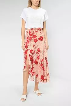 Юбка из вискозы с цветочным принтом TWINSET