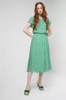 Юбка из вискозы с мелким принтом BELUCCI