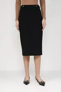 Юбка карандаш с хлястиками на поясе Perspective