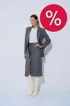 Юбка карандаш с разрезом LAROOM