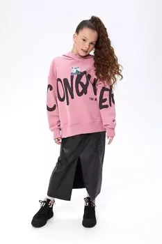 Юбка комбинированная с разрезом и карманами Bell Bimbo