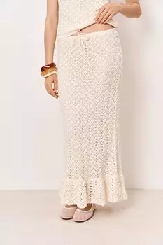 Юбка кроше из смесового хлопка PAPAYA