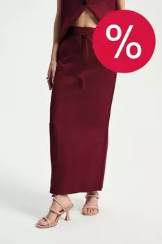 Юбка льняная прямого кроя Nume