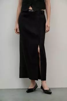 Юбка льняная прямого кроя с разрезом DREAMS by Alena Akhmadullina