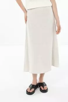 Юбка льняная расклешенная Esprit Casual
