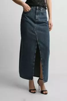 Юбка макси джинсовая с разрезом PEPE JEANS