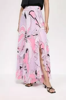 Юбка макси плиссированная разрезом Pinko