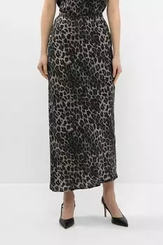 Юбка макси с анималистичным принтом Rinascimento