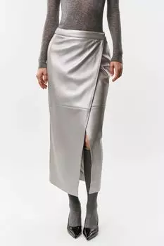 Юбка миди из экокожи Silia Fashion Rebels