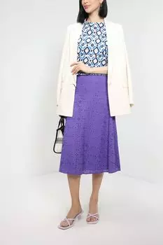 Юбка миди из хлопка Emme Marella