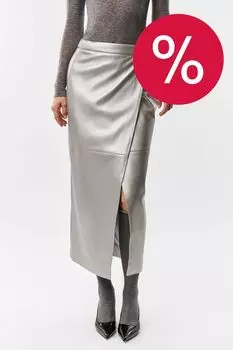 Юбка миди из искусственной кожи Fashion Rebels