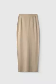 Юбка миди из шерсти мериноса MANKOVA