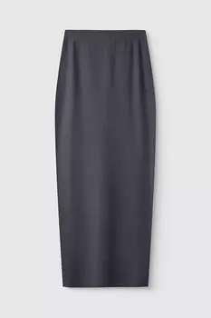 Юбка миди из шерсти мериноса MANKOVA