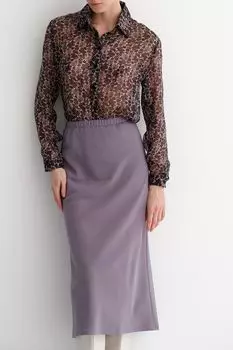 Юбка миди полуприлегающего силуэта LAROOM