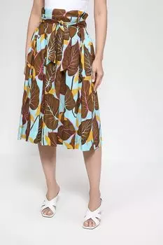 Юбка миди с цветочным принтом Cinque