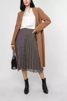 Юбка миди с принтом Perspective