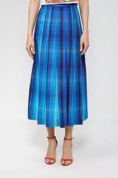 Юбка миди в клетку Piombo