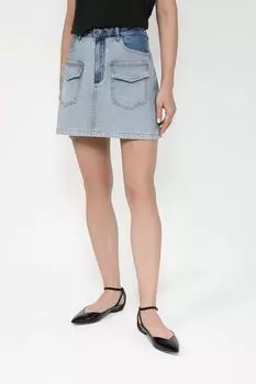 Юбка мини джинсовая с карманами Desigual