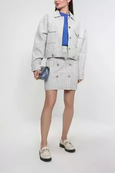 Юбка мини с декоративными пуговицами BELUCCI