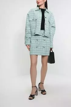 Юбка мини с декоративными пуговицами BELUCCI