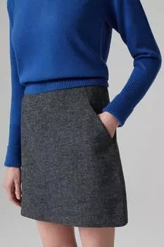 Юбка мини с карманами Piombo