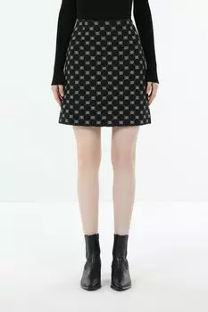 Юбка мини с принтом BELUCCI