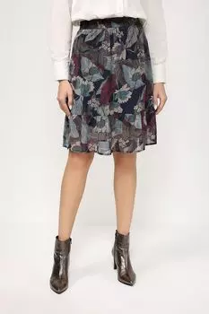 Юбка на эластичном поясе и цветочным принтом More&More