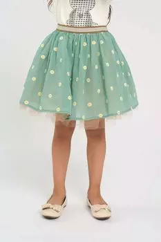 Юбка на эластичном поясе из органзы Choupette