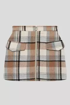 Юбка на молнии в клетку Mayoral
