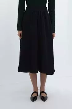 Юбка на широком поясе с карманами Piombo