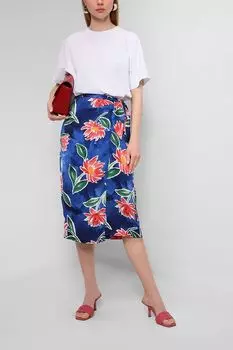 Юбка на запах с цветочным принтом OVS