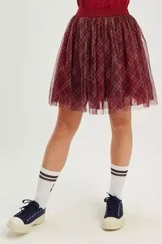 Юбка пачка на эластичном поясе в клетку SMENA