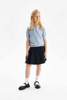 Юбка плиссе из вискозы Silver Spoon