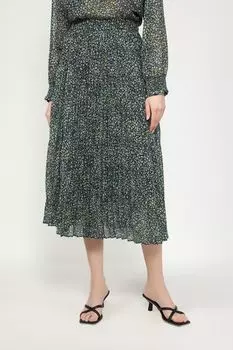 Юбка плиссированная с принтом BOSS