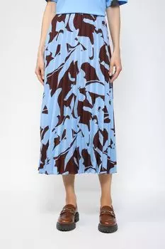 Юбка плиссированная с принтом Marc O'Polo