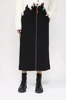 Юбка прямого кроя на молнии Twist