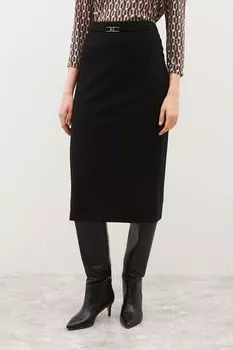 Юбка прямого кроя с пряжкой на поясе Gerry Weber