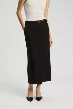 Юбка прямого кроя с разрезом Nume