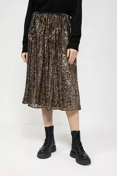 Юбка расклешенная с пайетками Piombo