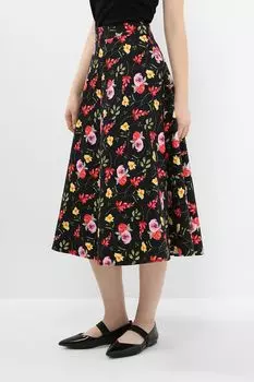 Юбка расклешенная с принтом BELUCCI