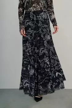 Юбка расклешенная с принтом DREAMS by Alena Akhmadullina