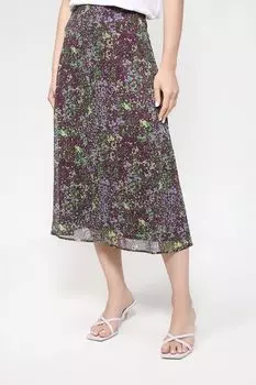 Юбка расклешенная с принтом Esprit Edc