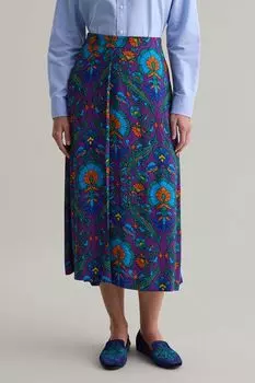 Юбка расклешенная с принтом Piombo