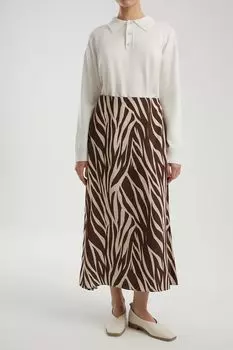 Юбка расклешенная с принтом Urban Tiger