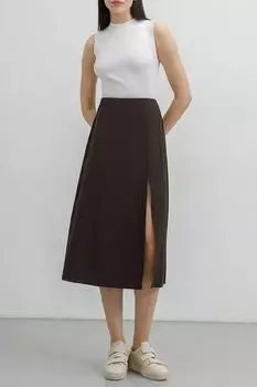 Юбка расклешенная с разрезом Urban Tiger