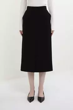 Юбка с карманами прямого кроя Emme Marella