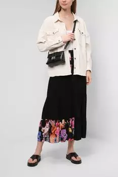 Юбка с принтом на пуговицах Desigual