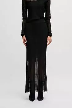 Юбка с прозрачными деталями HUGO