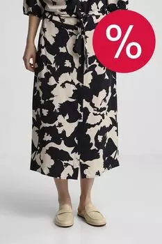 Юбка с запахом расклешенная Comma